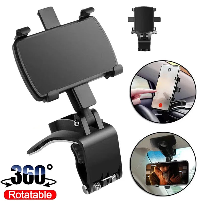Universal Dashboard Car Phone Holder Clip Mount – Black Car Phone Mount HIP