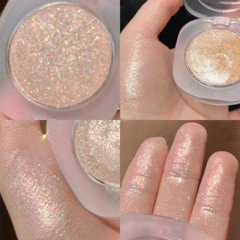 Diamond Glitter Mashed Potatoes Highlighter Diamond Highlighter Makeup Gel Face and Body Brighten Glitter Natural Contour Makeup HIP 03