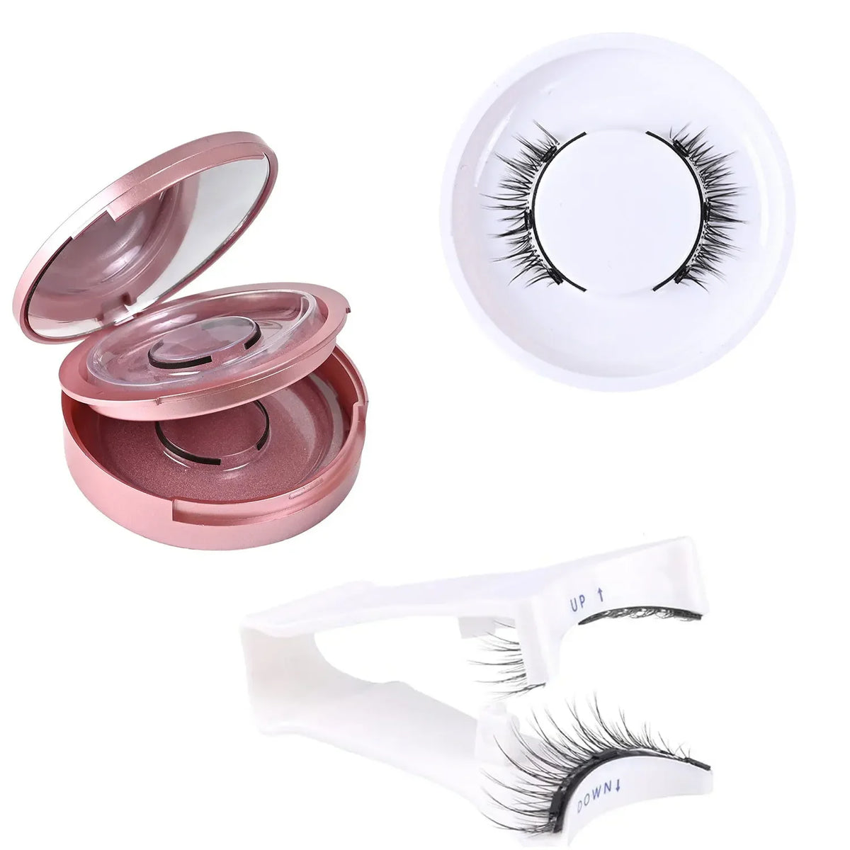 2 Pairs Magnetic Eyelashes - No Glue Needed, Natural 3D Effect, Waterproof & Reusable False Lashes (Easy Application) HIP 2pcs-cy8-CXJJM1