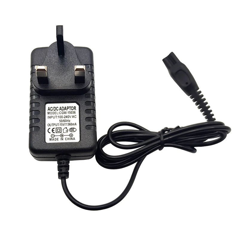 15V Replacement Charger for Philips MG7720 MG7790 Hair Clipper Hair Clipper Charger HIP UK Charger