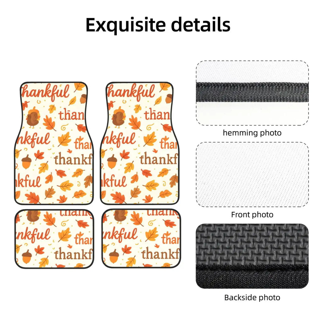 4-Piece Universal Car Floor Mats – Waterproof & Non-Slip Car Floor Mats HIP