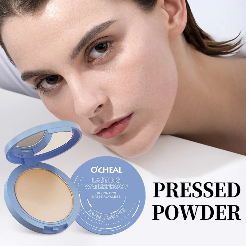 OCHEAL Silk Mist Pressed Powder – Oil Control & Setting Setting Face Powder HIP