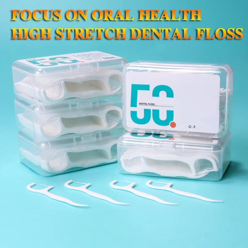 150-Pack Ultra-Fine Dental Floss Picks – Deep Clean | RUZOFO Dental Floss Picks HIP