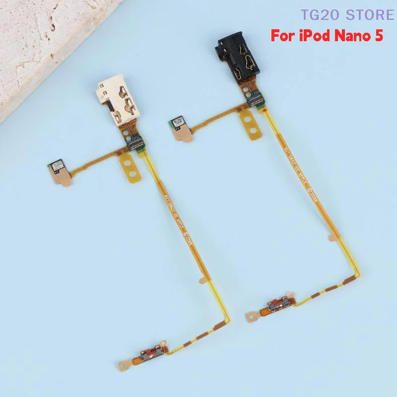 iPod Nano 5th Gen Audio Jack Hold Switch Mic Flex Cable Flex Cable Repair Part HIP