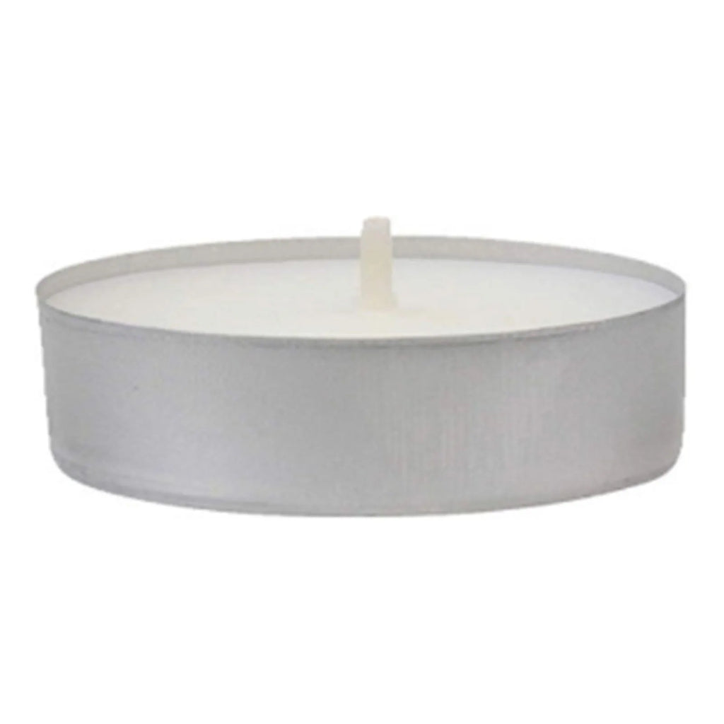 100 Packs Unscented Tea Lights Candles 4 Hour Smokeless Dripless Mini Paraffin Tealight Candles Set for Weddings White HIP