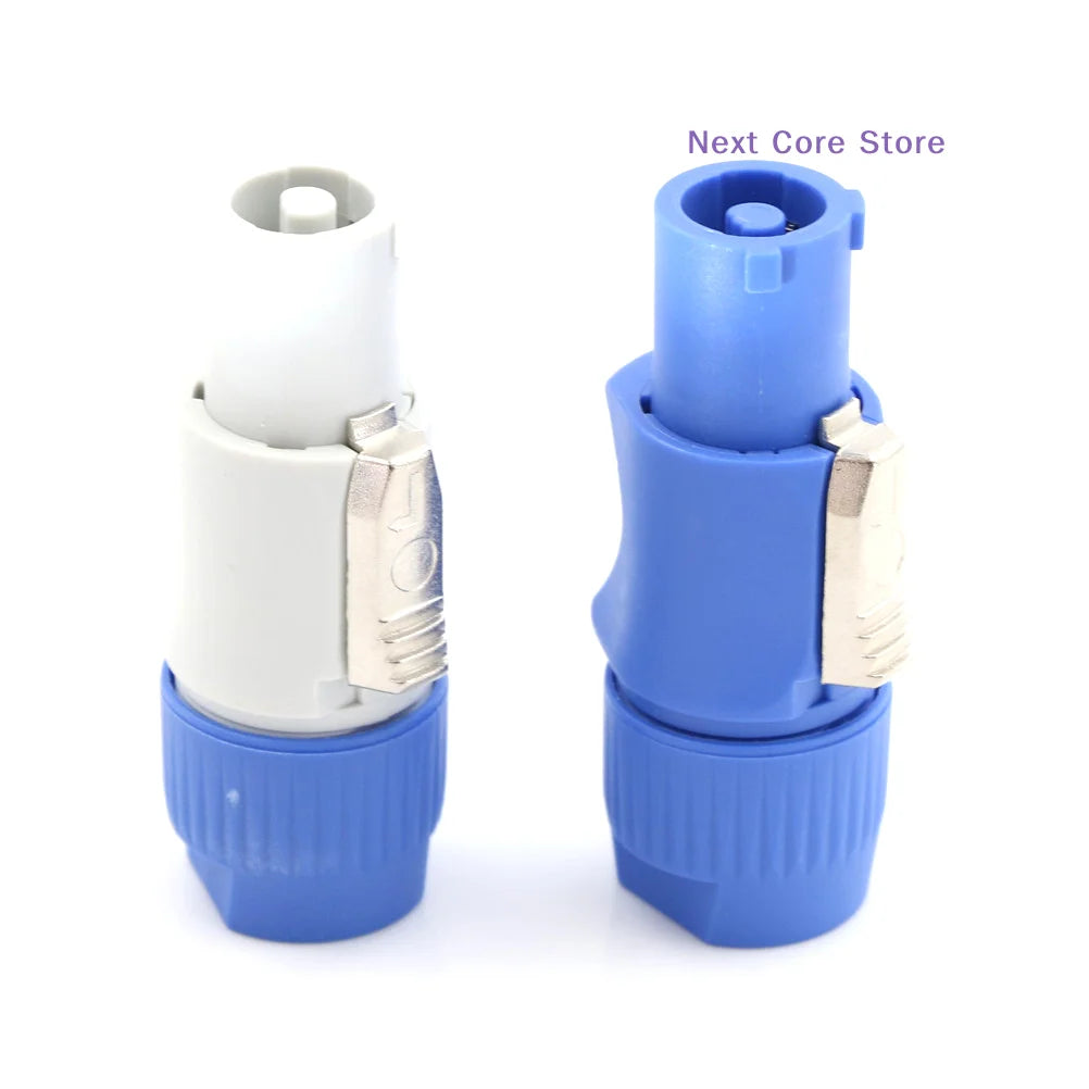 NAC3FCA 20A PowerCon Cable Connector – White & Blue AC Power Connector HIP