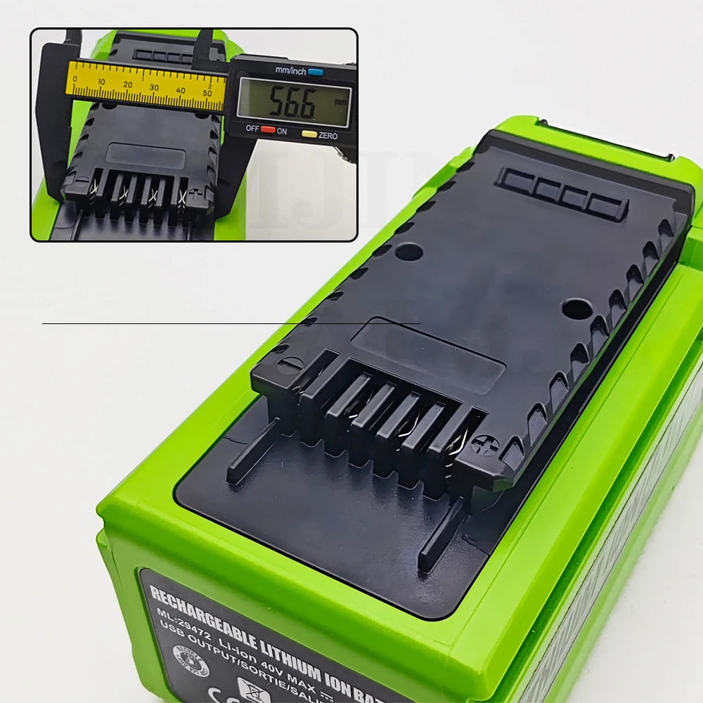 6Ah 40V G-MAX Li-Ion Replacement Battery for Greenworks Tools Replacement Tool Battery HIP