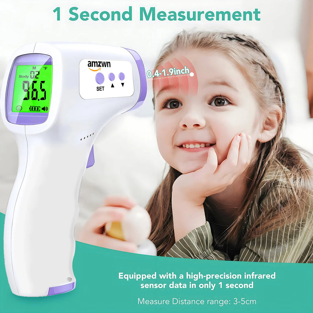 No-Contact Infrared Digital Thermometer – Tri-Color LED Infrared Thermometer HIP