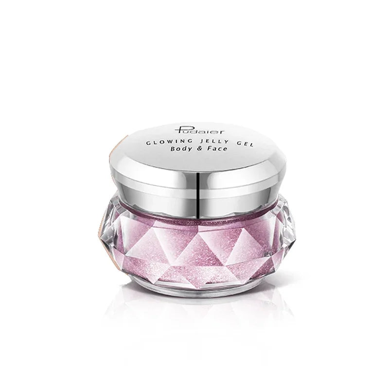 Face Highlighter Jelly Gel Eyeshadow Glow Body Glitter Festival Makeup iluminador Gold Liquid Highlighter Pink Bronzer HIP 06