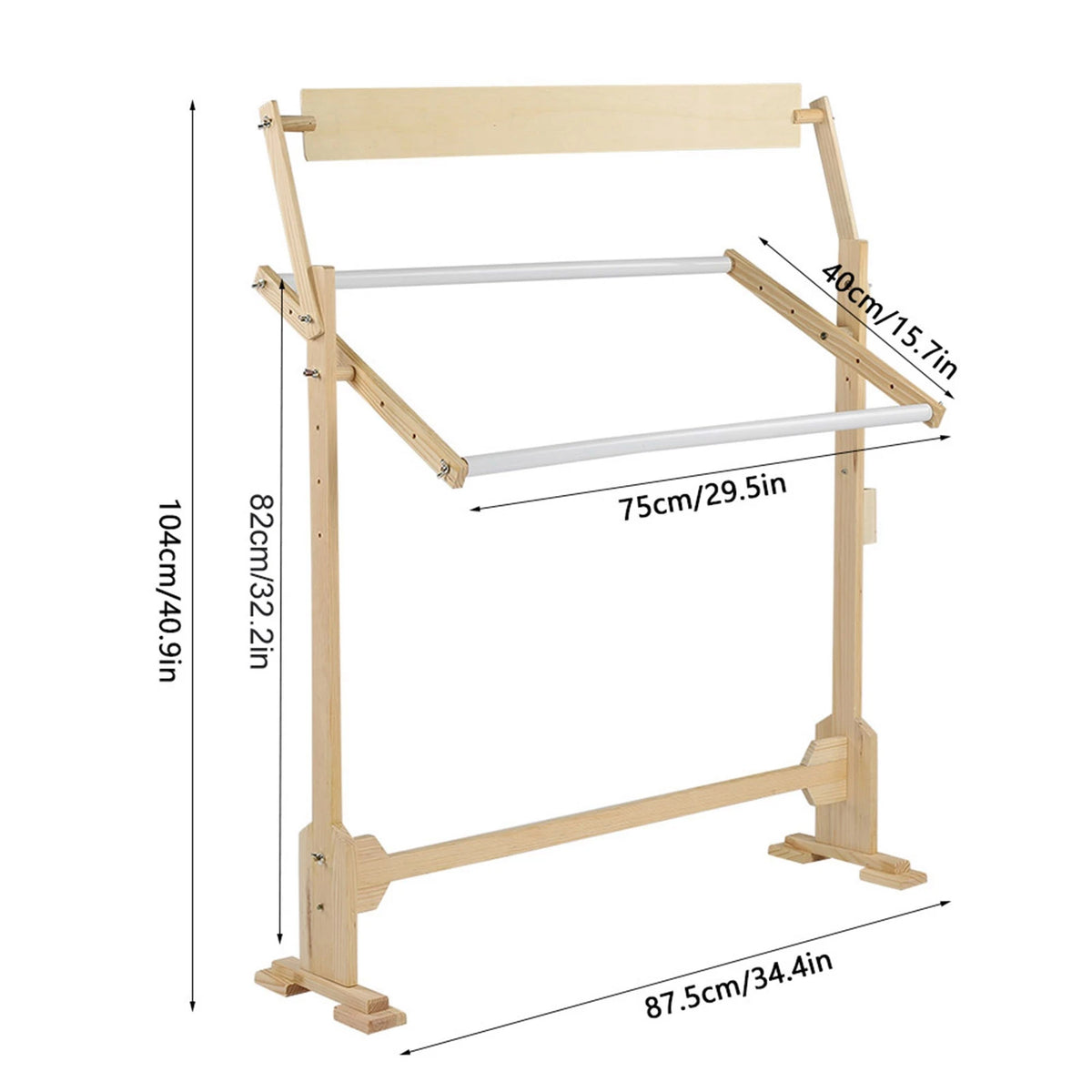 Adjustable Needlework Stand Large Size Embroidery Stand Adjustable Wood Frame For Cross Stitch Needlework Wood Embroidery Frame HIP