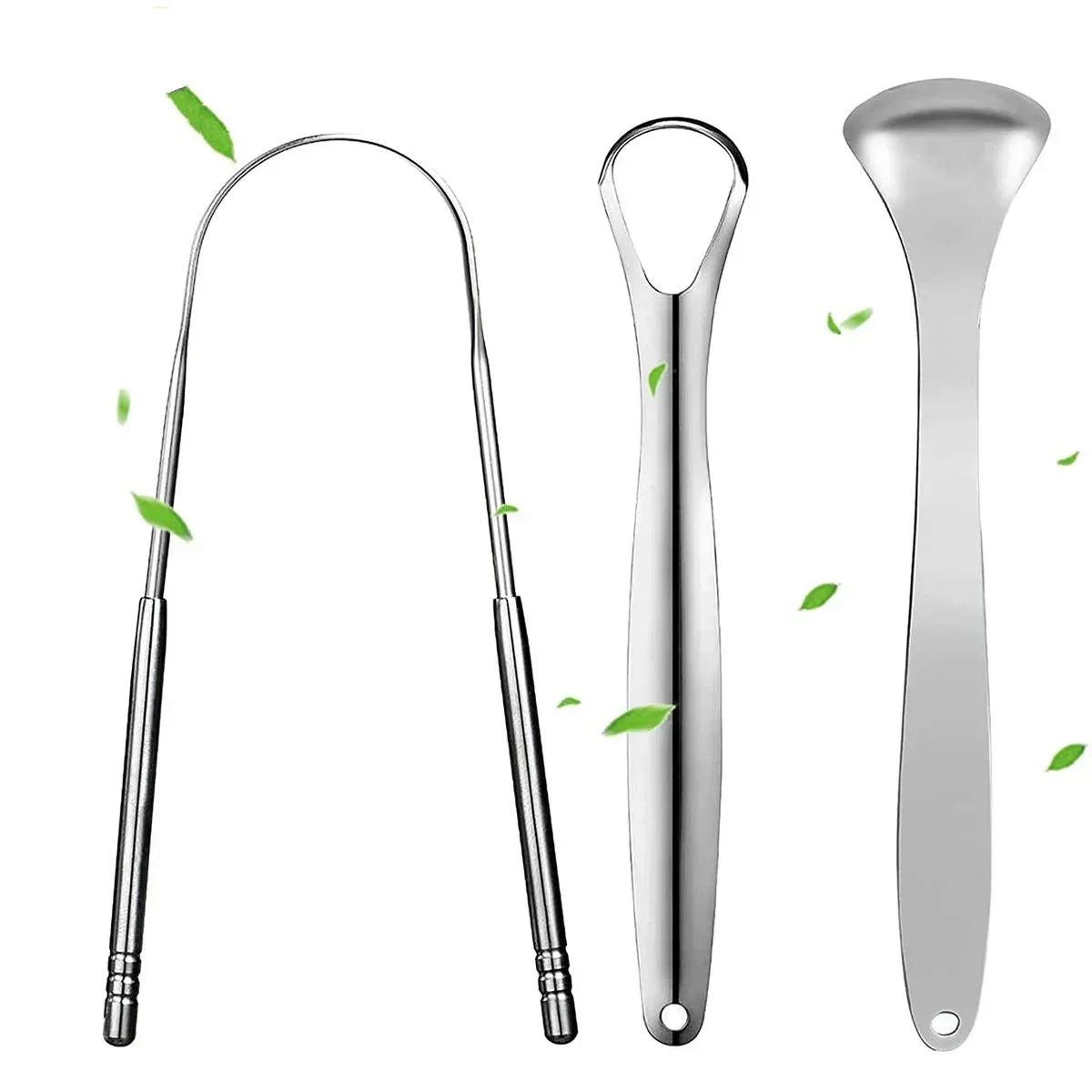 Stainless Steel Tongue Scraper with Travel Case | RUZOFO Tongue Scraper HIP