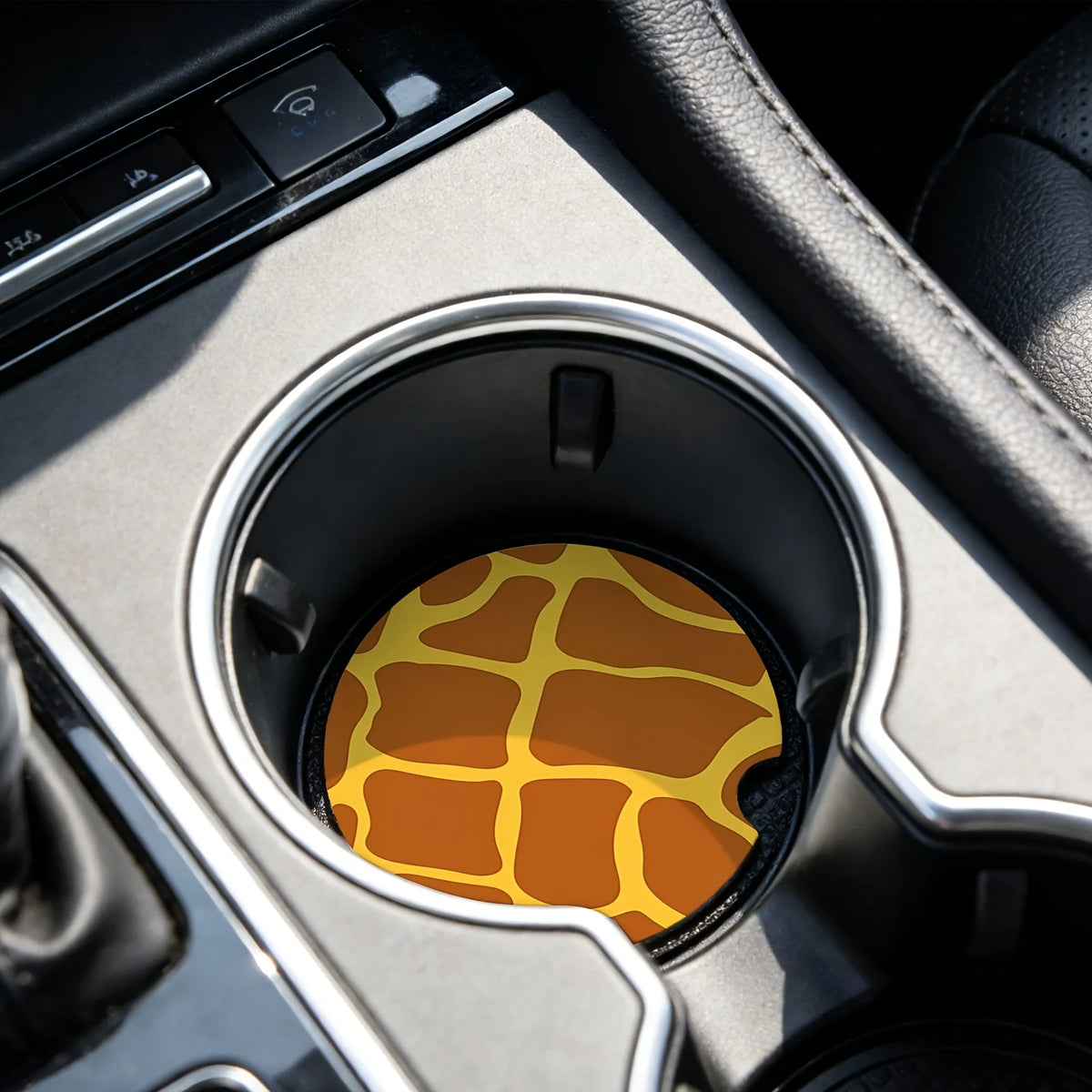 Non-Slip Car Cup Holder Mats – Stylish Drink Coasters 2-Pack Car Cup Holder Mat HIP