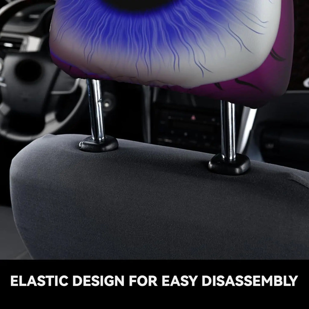 2-Pack Universal Car Headrest Covers – Soft Seat Protectors Car Headrest Cover HIP