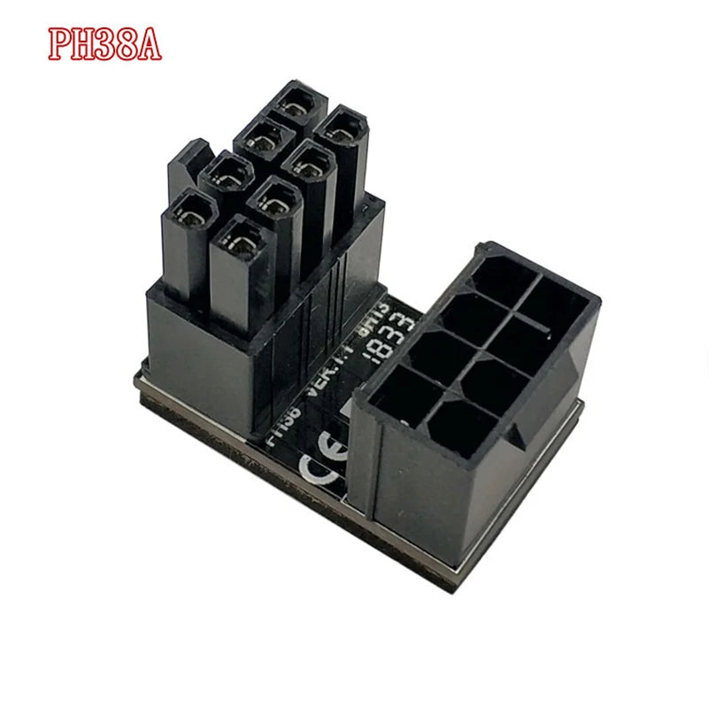 180° ATX 8-Pin 6-Pin GPU PCI-E Power Adapter | OULLX GPU Power Adapter HIP
