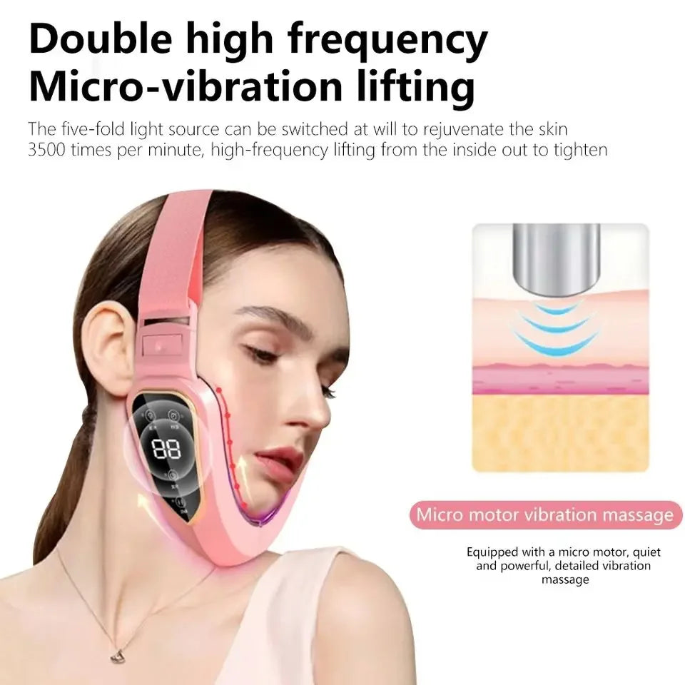 LED Photon Therapy Facial Lifting & Slimming Vibration Massager Facial Lifting Massager HIP