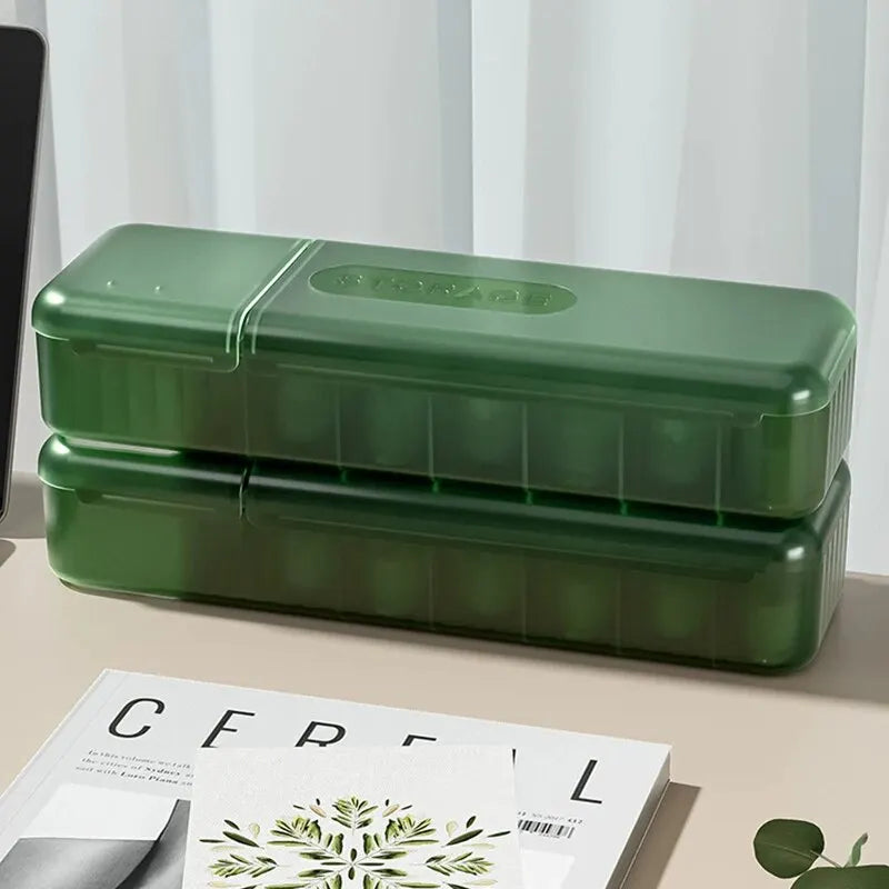 7-Compartment Cable Storage Box | Cord & Charger Organizer Cable Storage Box HIP
