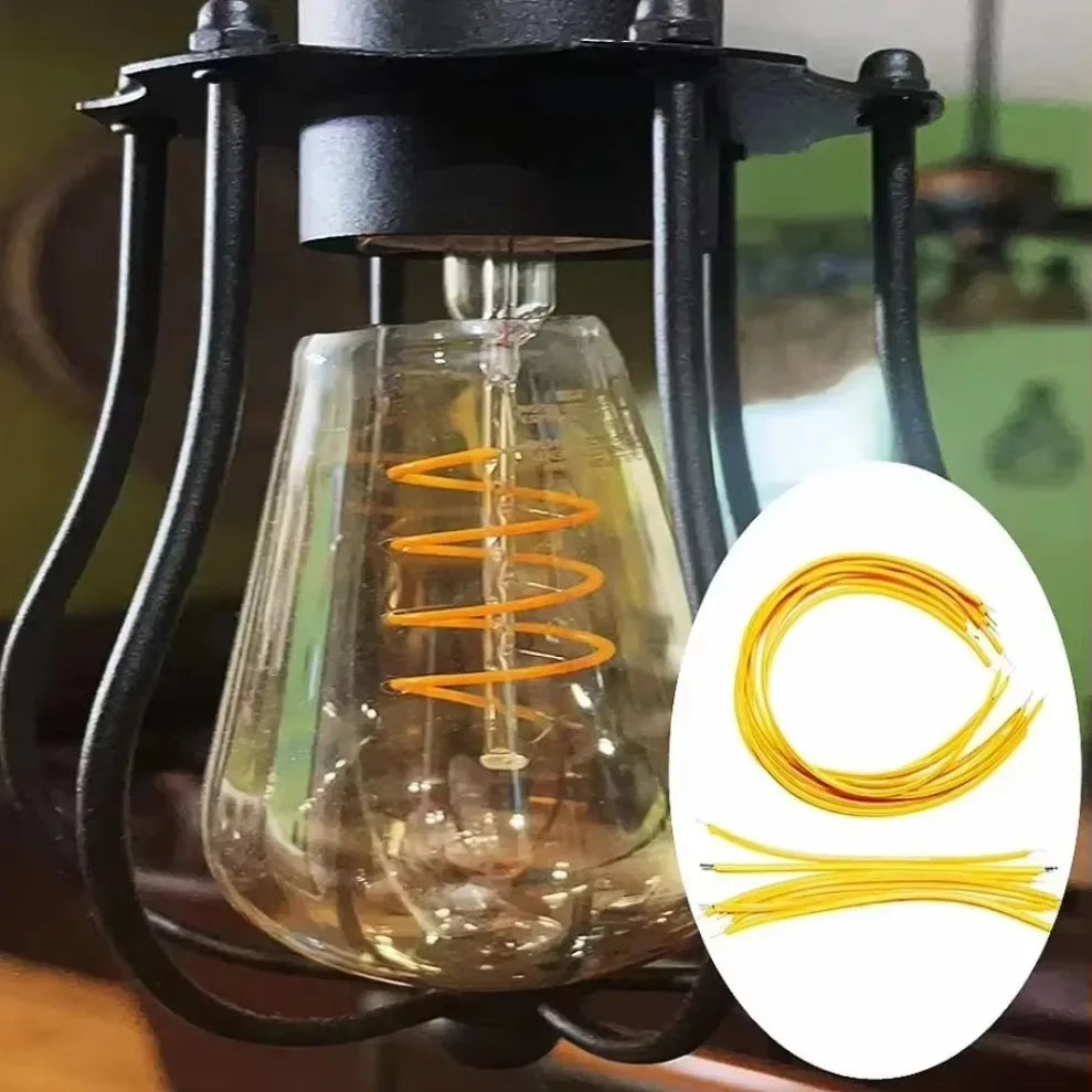5-Pack Flexible LED COB Filament 3V Edison DIY Decor Bulb LED Filament Strip HIP