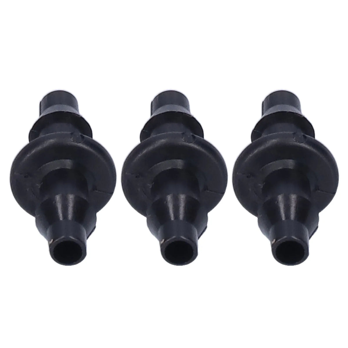 100pcs 4/7 2‑Way Connector Drip Irrigation Connector Fitting Garden Irrigation Accessories Barbed Connector Barbed Fitting HIP