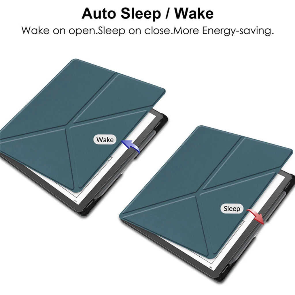 Case Fit for Kindle Scribe 2022 2024 Foldable 10.2 Inch E Book Reader Stand Cover with Auto Sleep Wake and Pen Slot HIP