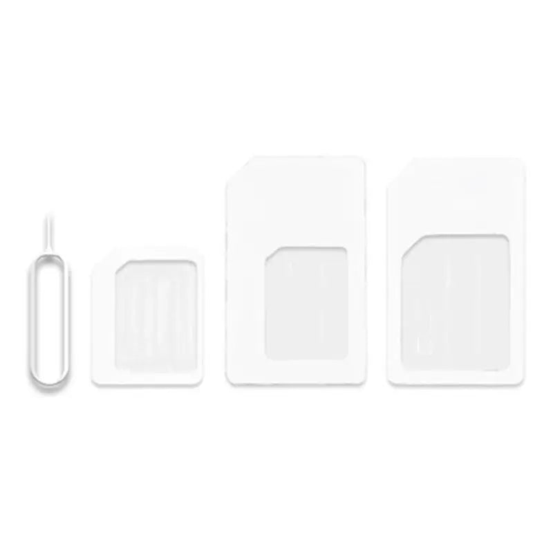 Nano SIM to Micro & Standard Adapter Converter Kit 3-Pack SIM Card Adapter HIP