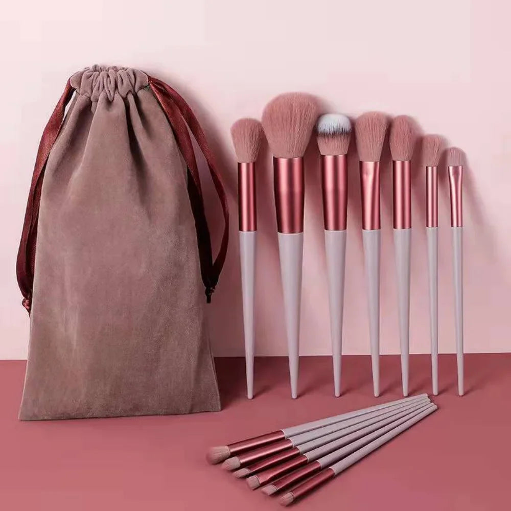 RUZOFO 13-Piece Makeup Brush Set – Foundation, Blush & Eye Makeup Brush Set HIP