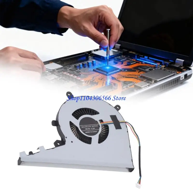 CPU Replacement Cooling Fan for HP 17-AE & 17T-AE Laptops Laptop Cooling Fan HIP