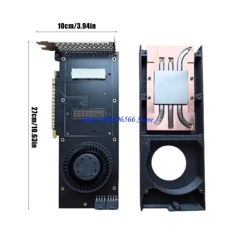 PCIe Conversion Board for V100 SXM2 GPU + Active Cooling Fan GPU Adapter Board HIP