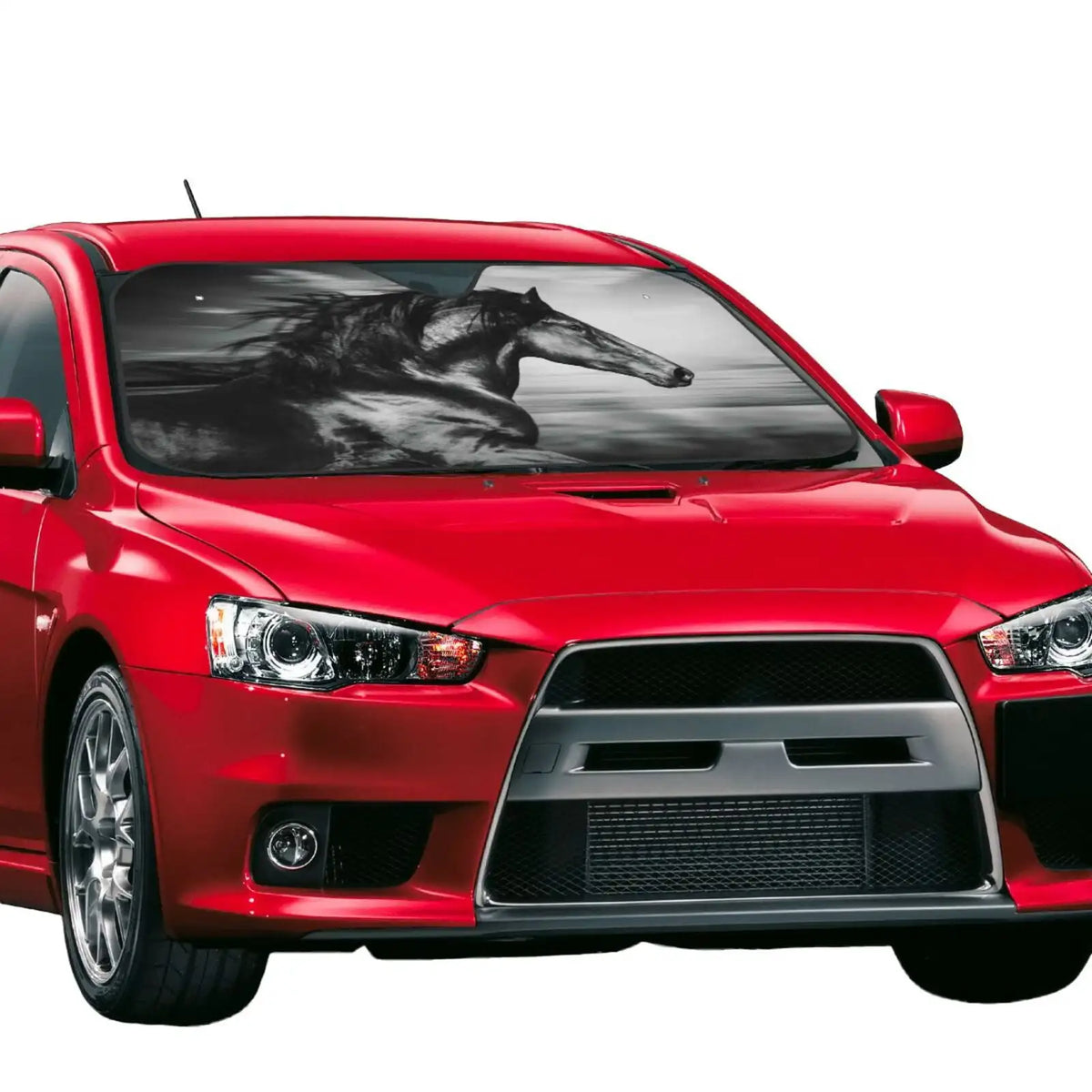 Running Horse Car Windshield Sun Shade – UV & Heat Block Car Windshield Sunshade HIP