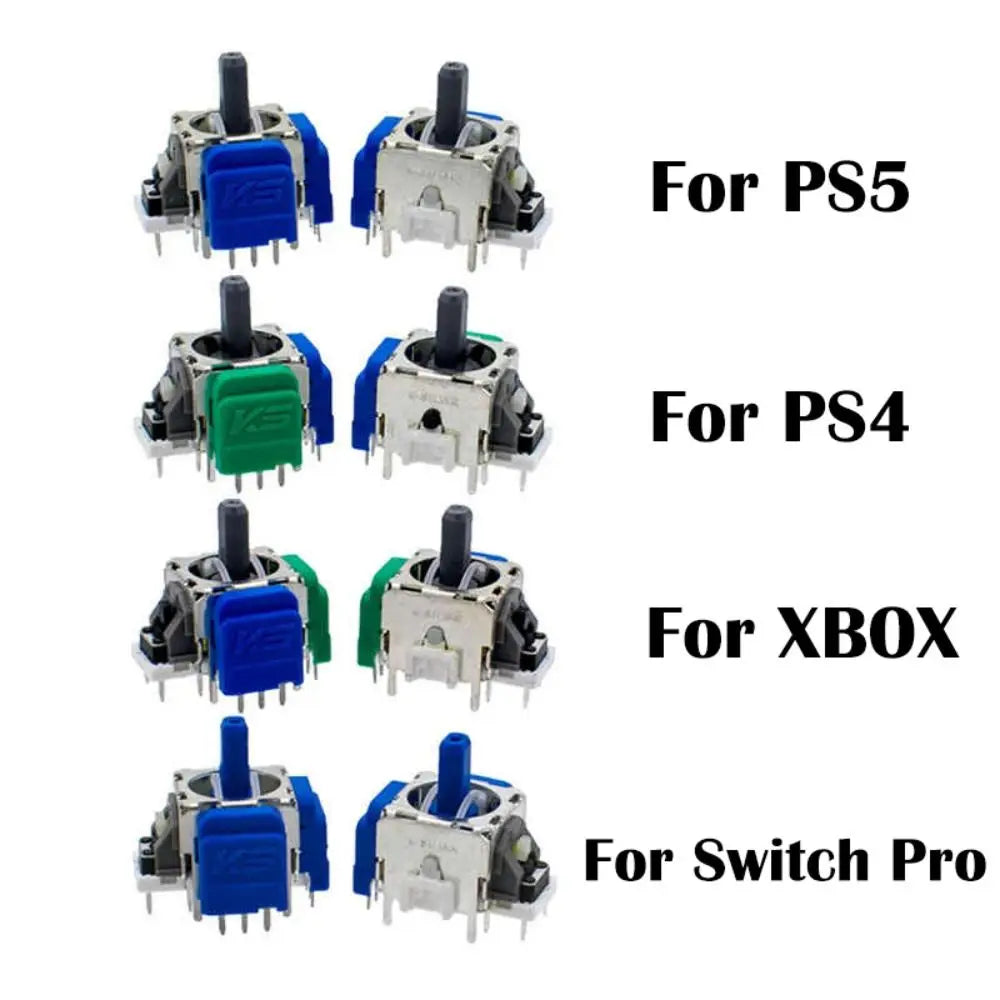 4-Pack TMR Hall Effect Anti-Drift Thumbstick – PS5/PS4/Xbox/Switch Controller Thumbstick HIP