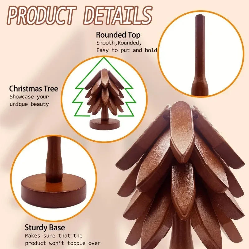Foldable Bamboo Table Mat – Tree Design Heat Protection Bamboo Table Mat HIP