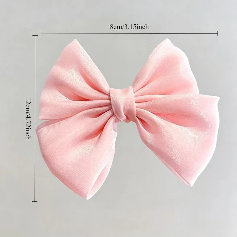 Pearlescent Bow Hair Clip – Glitter Hairpin for Girls Girls Hair Clip HIP