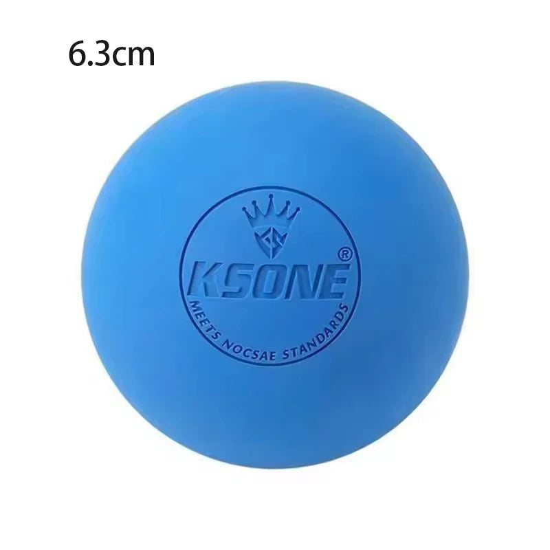 Rubber Fascia Massage Ball – Lacrosse Ball for Yoga & Recovery Fascia Massage Ball HIP 1blue