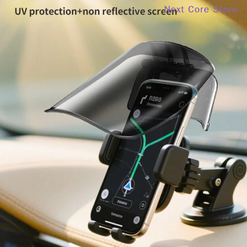 Motorcycle Phone Mount Sun Shade Visor – UV & Rain Guard Phone Mount Visor HIP