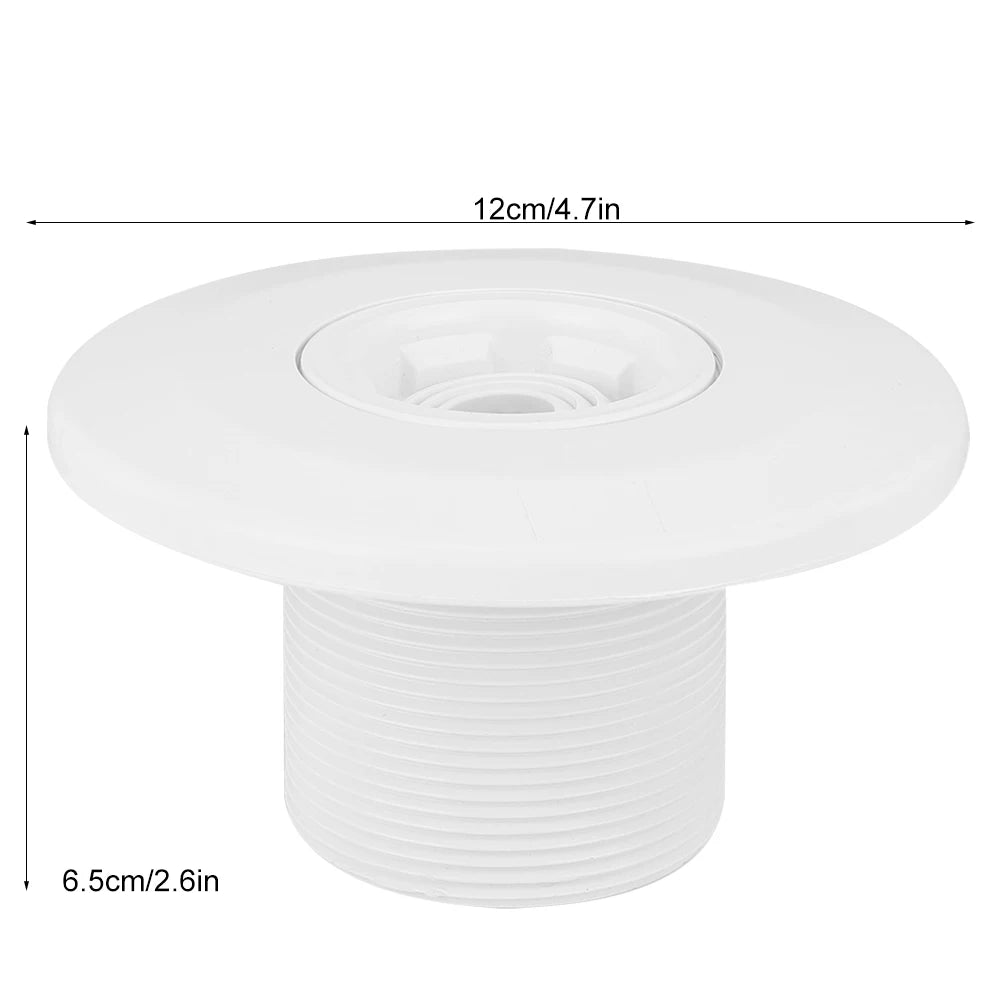 360 Degree Rotatable Swimming Pool SPA Jet Massage Nozzle Pool Wall Return Fitting 2in Pool Wall Return Swimming Pool Accessory HIP