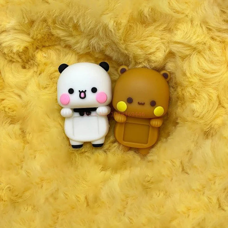 Bubu & Yier Panda Couple Toy Dolls | Phone Desk Decor Anime Collectible Doll HIP