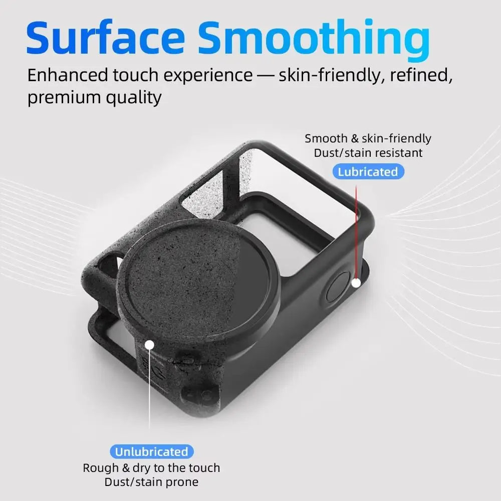 Silicone Shockproof Case + Anti-Lost Rope for DJI Osmo Action 6 Camera Protective Case HIP