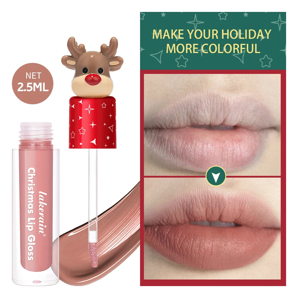 Christmas gift box Velvet Matte Lip Gloss Set 6 Pack Lip Tint Lip Stain Long Lasting Waterproof Cosmetic women's gift HIP