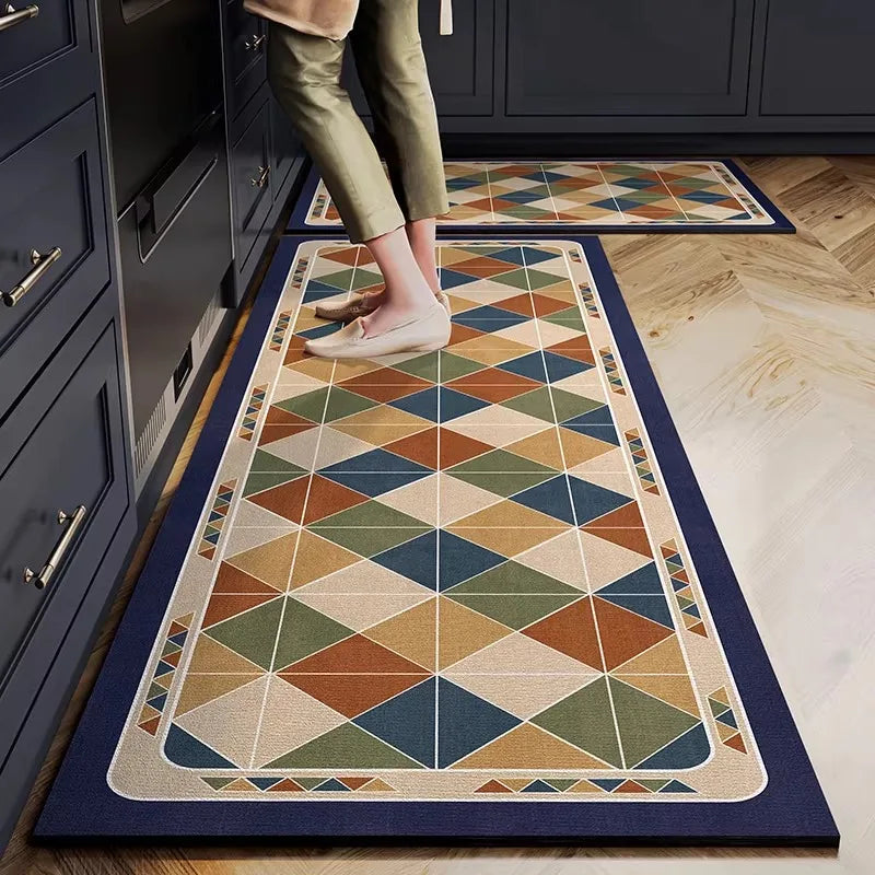 Diatom Mud Kitchen Rug – Absorbent Non-Slip Floor Mat Kitchen Floor Mat HIP GU5912-G 1pc 160x230cm