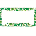 St. Patrick's Day Car License Plate Frame – Clover Design License Plate Frame HIP 1