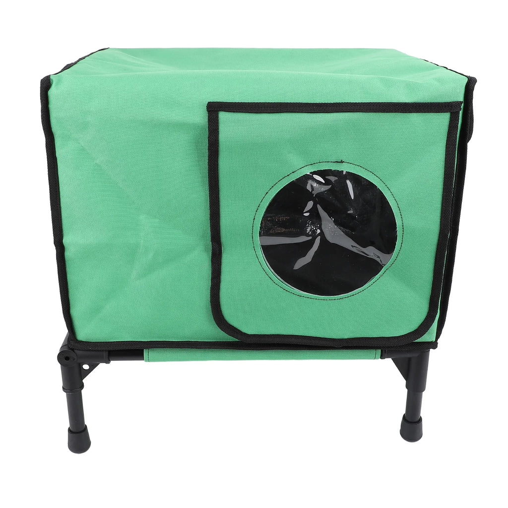 Heated Kitty House Elevated Heated Cat House Warm Weatherproof Insulated Outside Heated Cat Shelter for Outdoor Kitty Puppy HIP