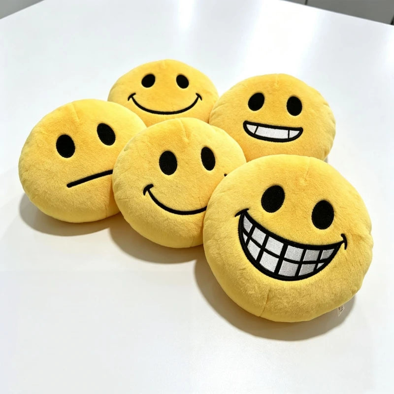 Smiley Face Plush Toy – Soft Stuffed Pillow & Holiday Gift Stuffed Plush Toy HIP
