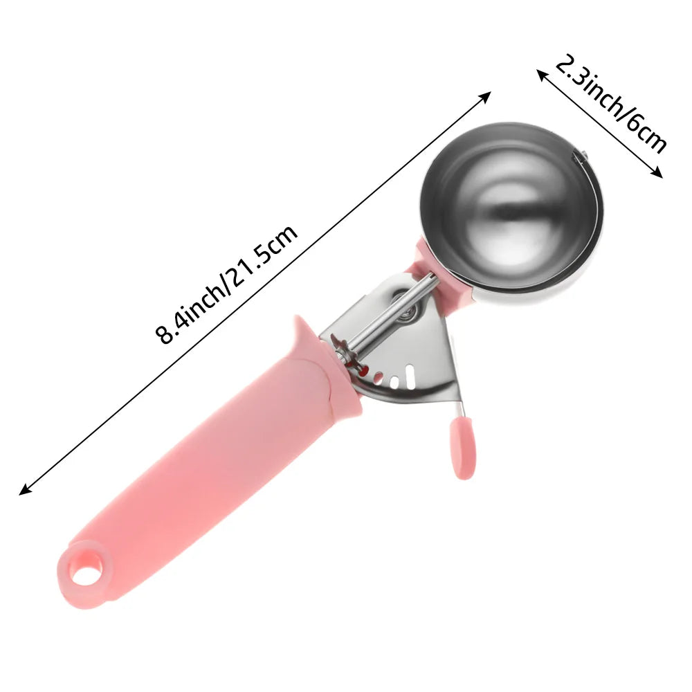 Stainless Steel Ice Cream Scoop & Melon Fruit Baller Ice Cream Scoop HIP