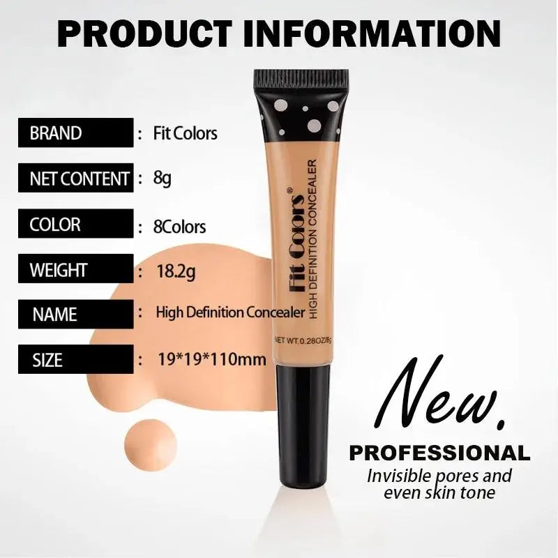 Fit Colors Full Coverage Waterproof Concealer Stick – 8 Shades Concealer Stick HIP