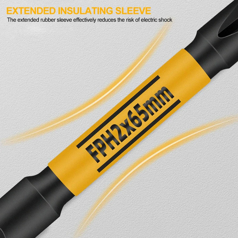 Magnetic Screwdriver Bit Nutdrivers FPH2 FPH2 65 110/150mm Electrician Special HRC60 Hardness Cross Impact Screwdriver Bits Tool HIP