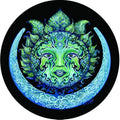 Green Woman Sun & Moon Spare Tire Cover – Polyester Spare Tire Cover HIP Acquiesce 14 in