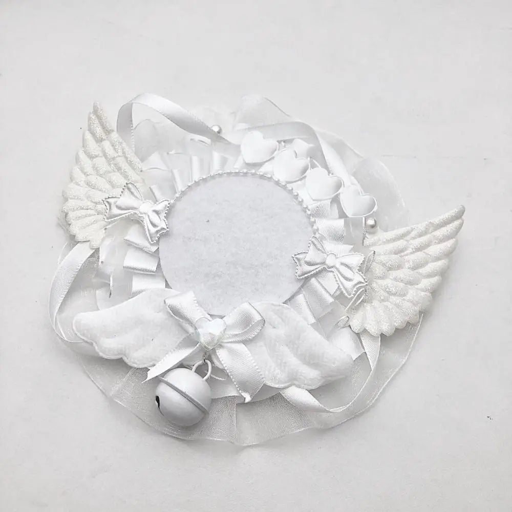 Kawaii 58mm Can Badge Cover – Lace Wings & Bow Holder Badge Display Case HIP