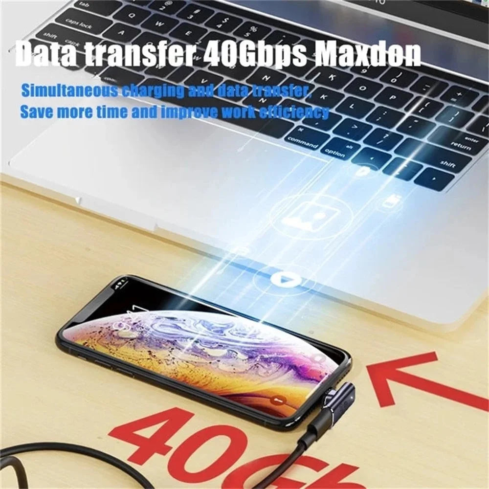 100W Magnetic USB-C Adapter | 40Gbps OTG Fast Charging USB-C Adapter HIP