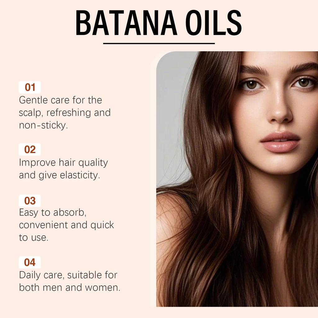 Batana & Rosemary Hair Oil Serum – Frizz Control, 60ml Hair Oil Serum HIP
