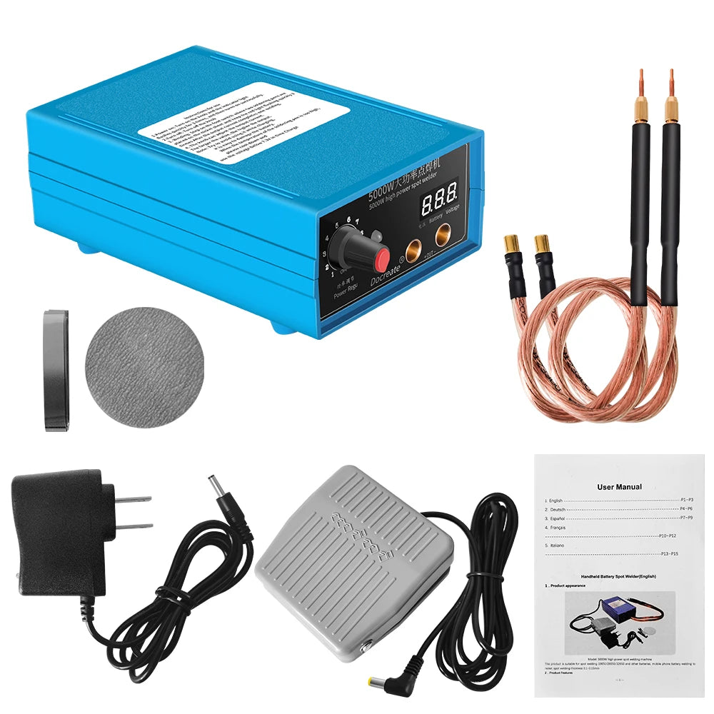 5000W Handheld Spot Welder – DIY 18650 Battery Welding Machine Spot Welding Machine HIP
