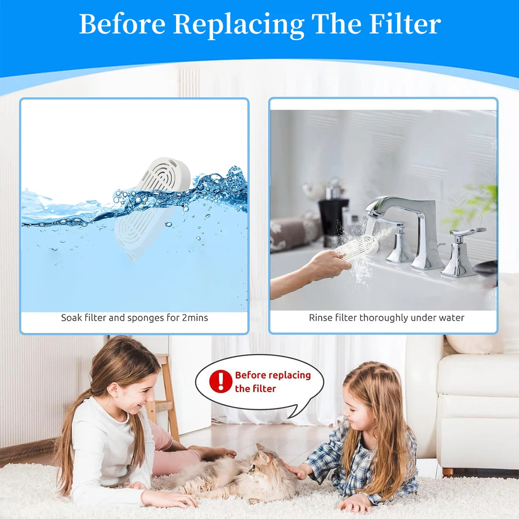 Replacement Activated Carbon Filter Cat Dog Drinking Fountain Replaced Filters for Pet Water Fountain Dispenser Accessories HIP
